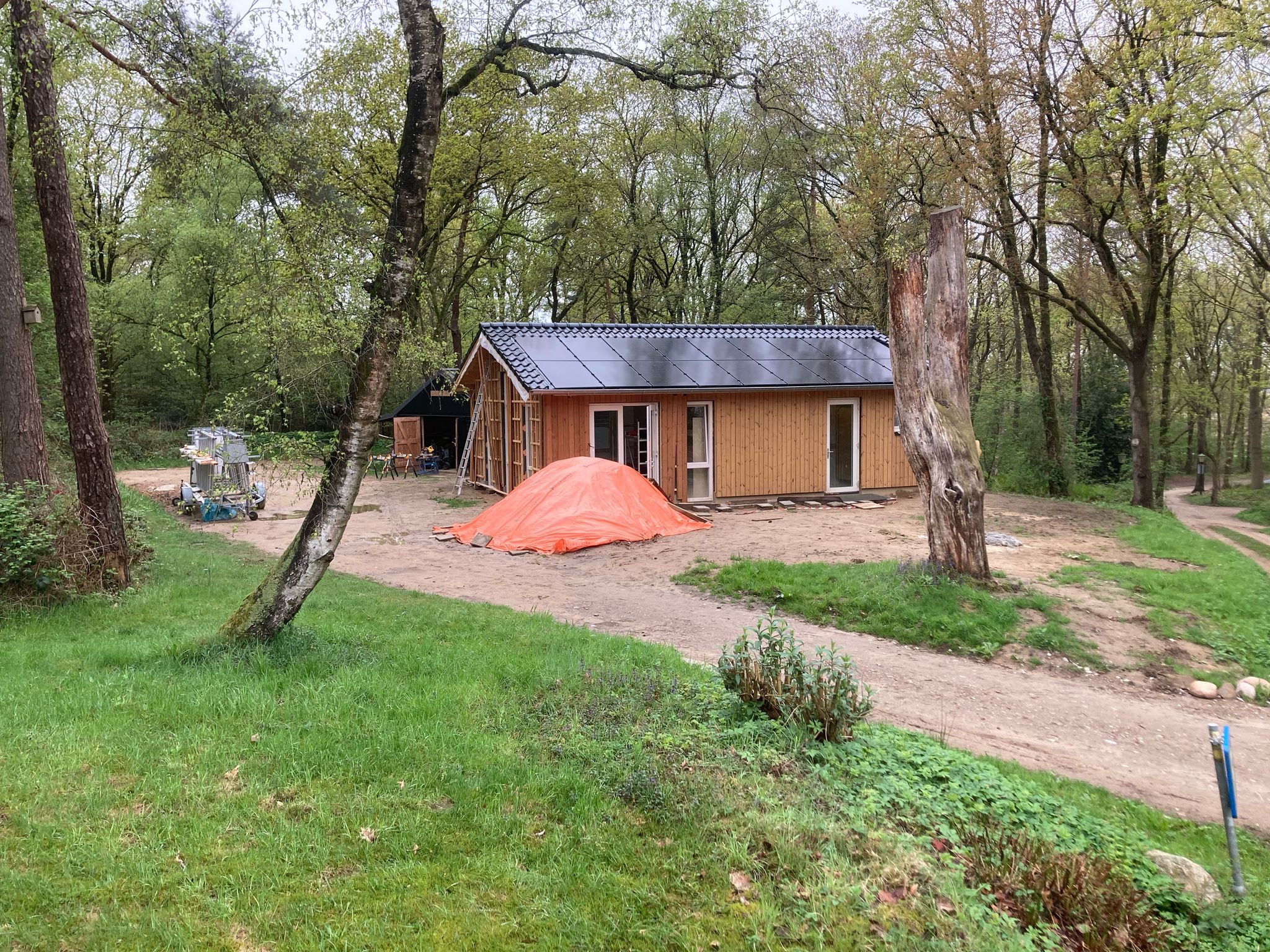 Het Boshuis bijna klaar.       Opening 14 juni 2025.